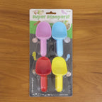 Plastic Ice Cream Scoop Set (4 Pc)
