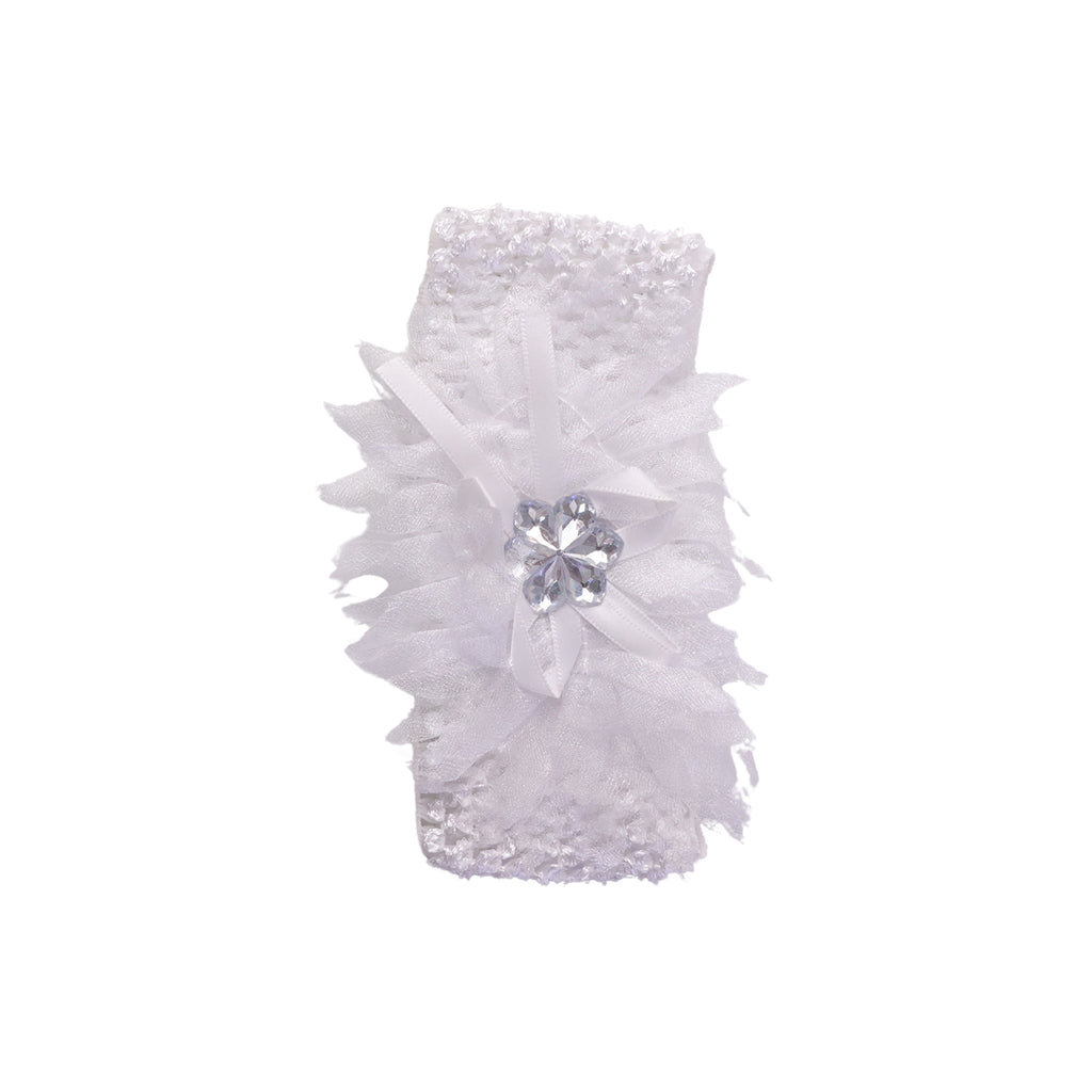 Cute Soft Elastic Floral Baby Headband Stylish Stretchable Hair Band (1 Pc)