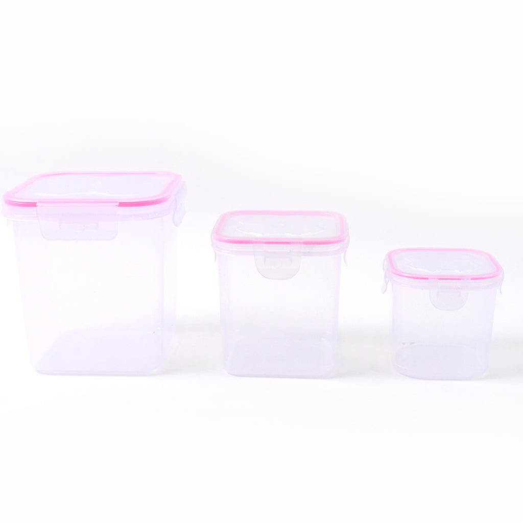 Kitchen Storage Container Set Of 3 Pcs (250 500 1000 Ml)