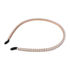 Premium Pearl Embellished Slim Hairband (1 Pc)