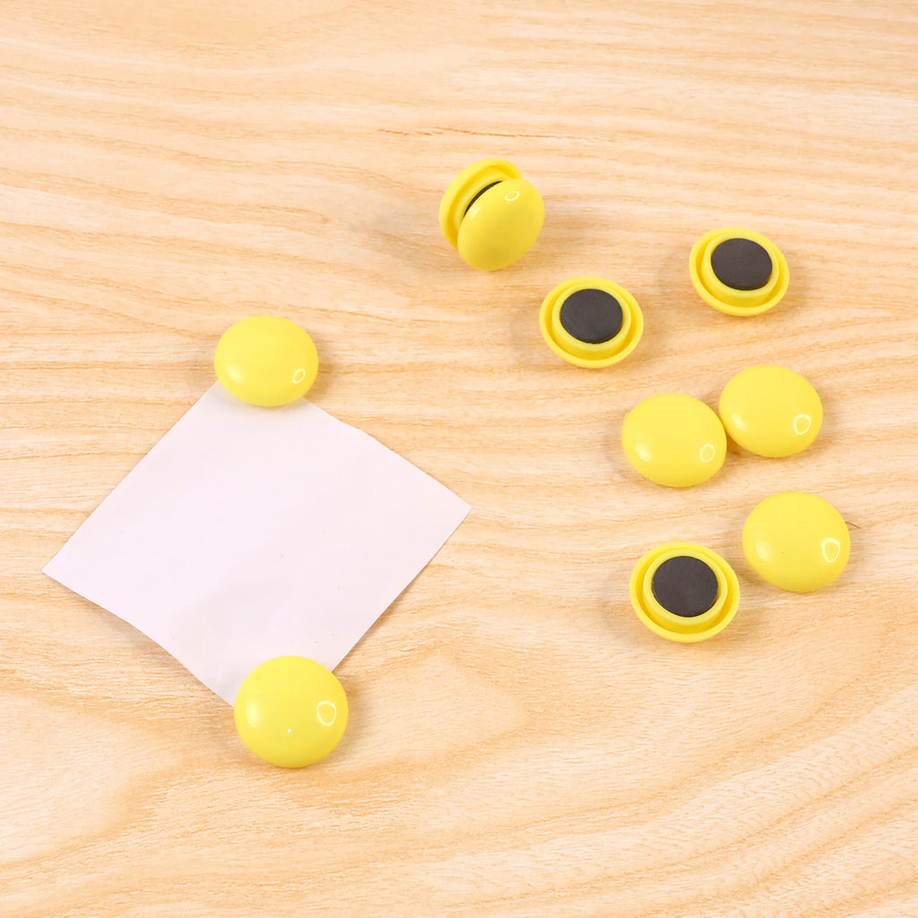 Strong Round Fridge  Whiteboard Magnet - (10 Pc Set)