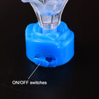 Multi-color Led Fiber Optic Flower Night Lamps (Mix Color  3 Pc)