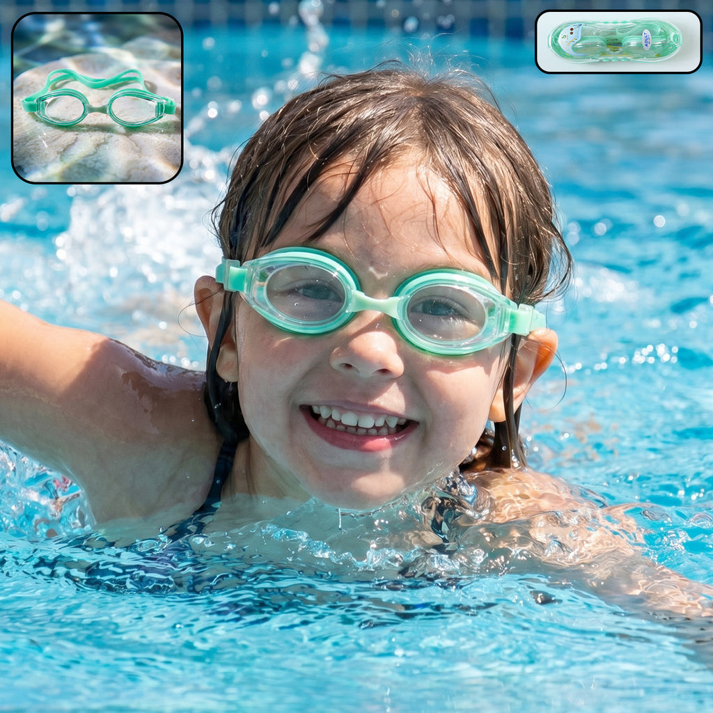Kids Anti-fog Swimming Goggles With Adjustable Strap And Leak-proof Design  1 Pc