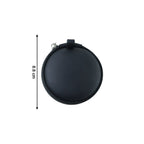 Compact Hard Shell Earphone Carrying Case With Zipper Closure (1 Pc)