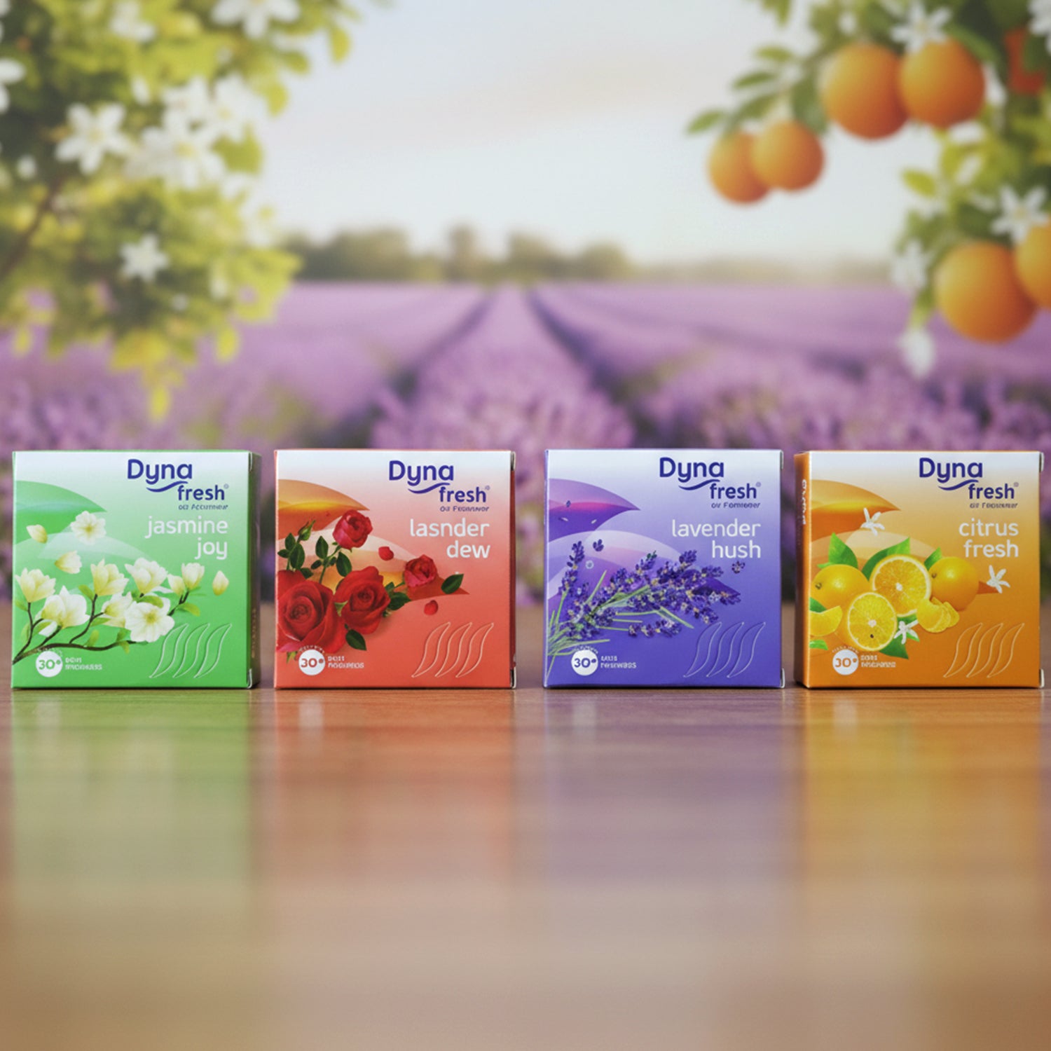 Mix Fragrance Air Freshener Combo (4 Pc 200gm 50gm Per Pkt)