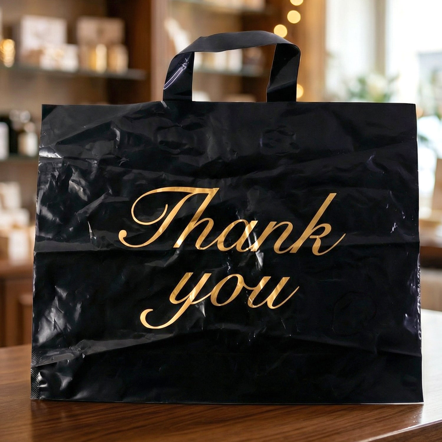 Premium Thank You Printed Carry Bag (22  29 Cm 1 Pc)