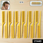 Professional Tail Comb Set For Hair Styling (12 Pc Set)