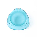 Oblivion Heavy-duty Transparent Plastic Ashtray With Triple Rest Slots  Anti-slip Base (1 Pc)