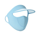 Womens Full Face Uv Protection Cap With Built-in Mask And Wide Brim Visor  Breathable (1 Pc)