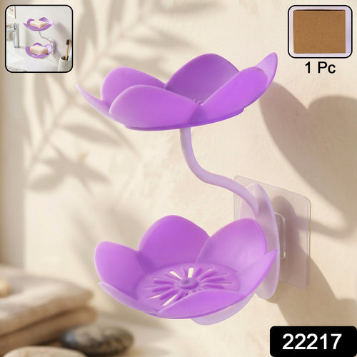 Wall mounted soap dish holder pack