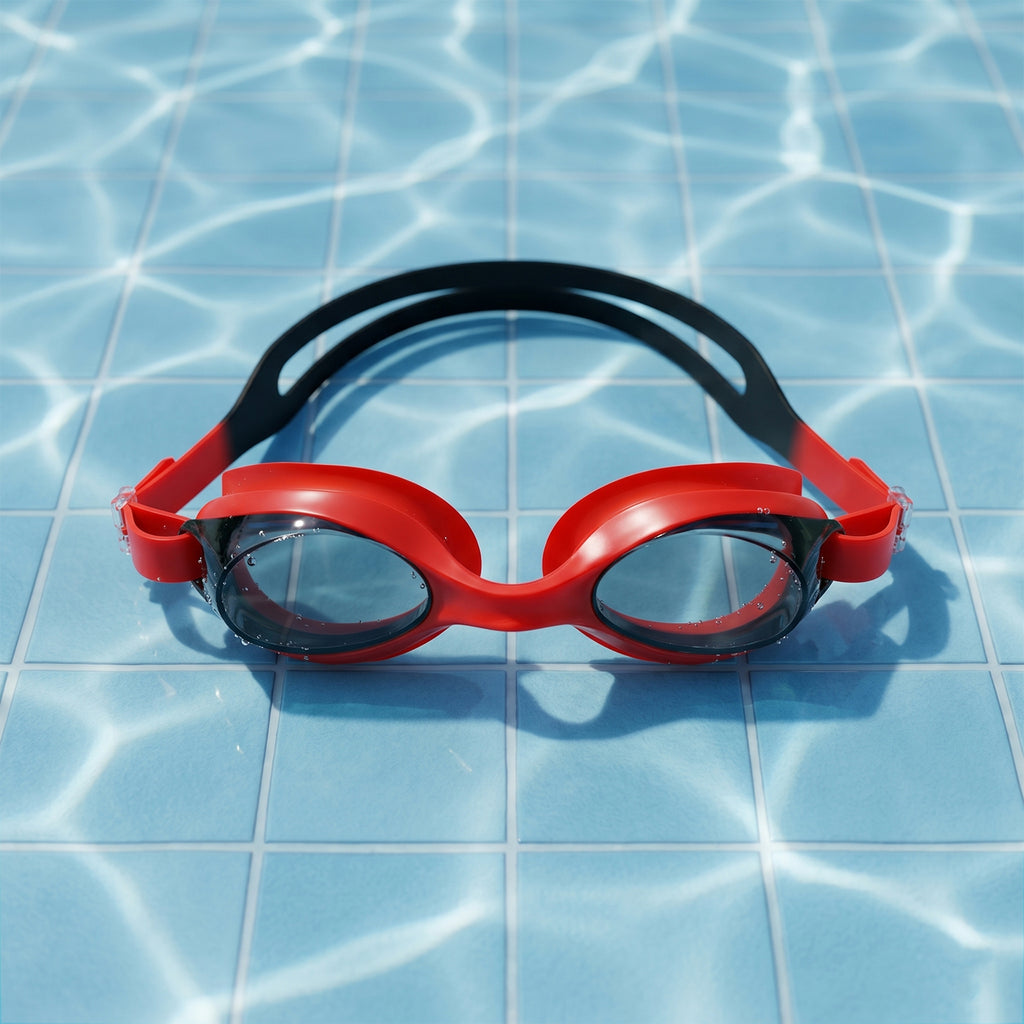 Premium Swimming Goggles With Adjustable Strap (1 Pc)