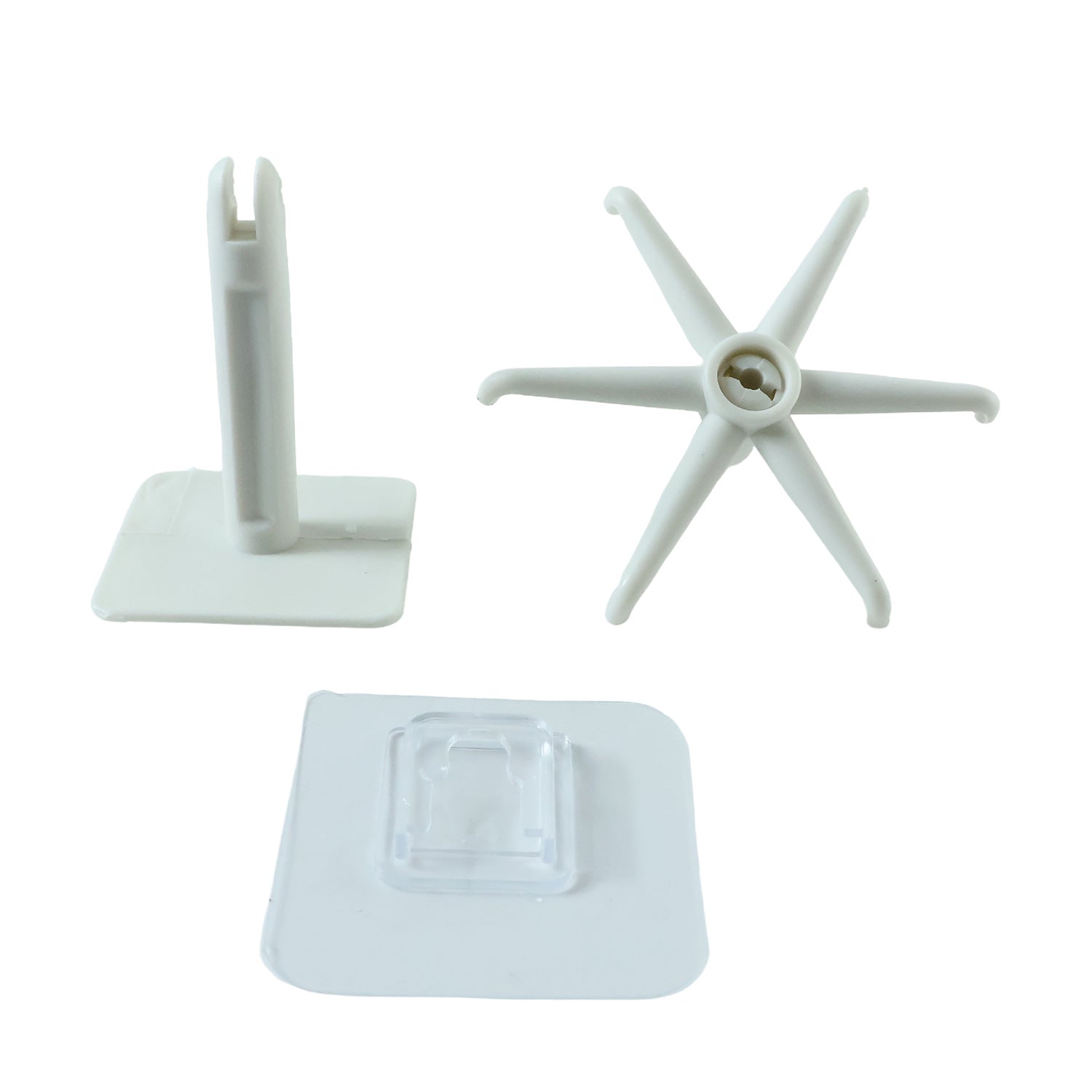 4644 360 Rotating Folding Hook Self-adhesive Waterproof Wall Mounted Hook