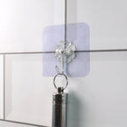 Heavy Duty Flower Adhesive Wall Hooks - (10 Pc  Set)
