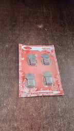 Stainless Steel Wall Mounted Hook Hanger Set (4 Pc)