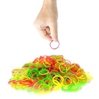 Rubber Band For Officehome And Kitchen Accessories Item Products Elastic Rubber Bands Flexible Reusable Nylon Elastic Unbreakable For Stationery School Multicolor