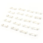 9502 Plastic Clips Stronger Adhesive Tape  Cable Manager  Wire Manager  Wire Clamp  Wire Clips For Cable Cable Organizer Cord Holder  Cord Clips For Car Office And Home (20 Pcs Set)