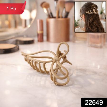 Minimalist Matte Finish Elegant Hair Claw Clip For Women (1 Pc)