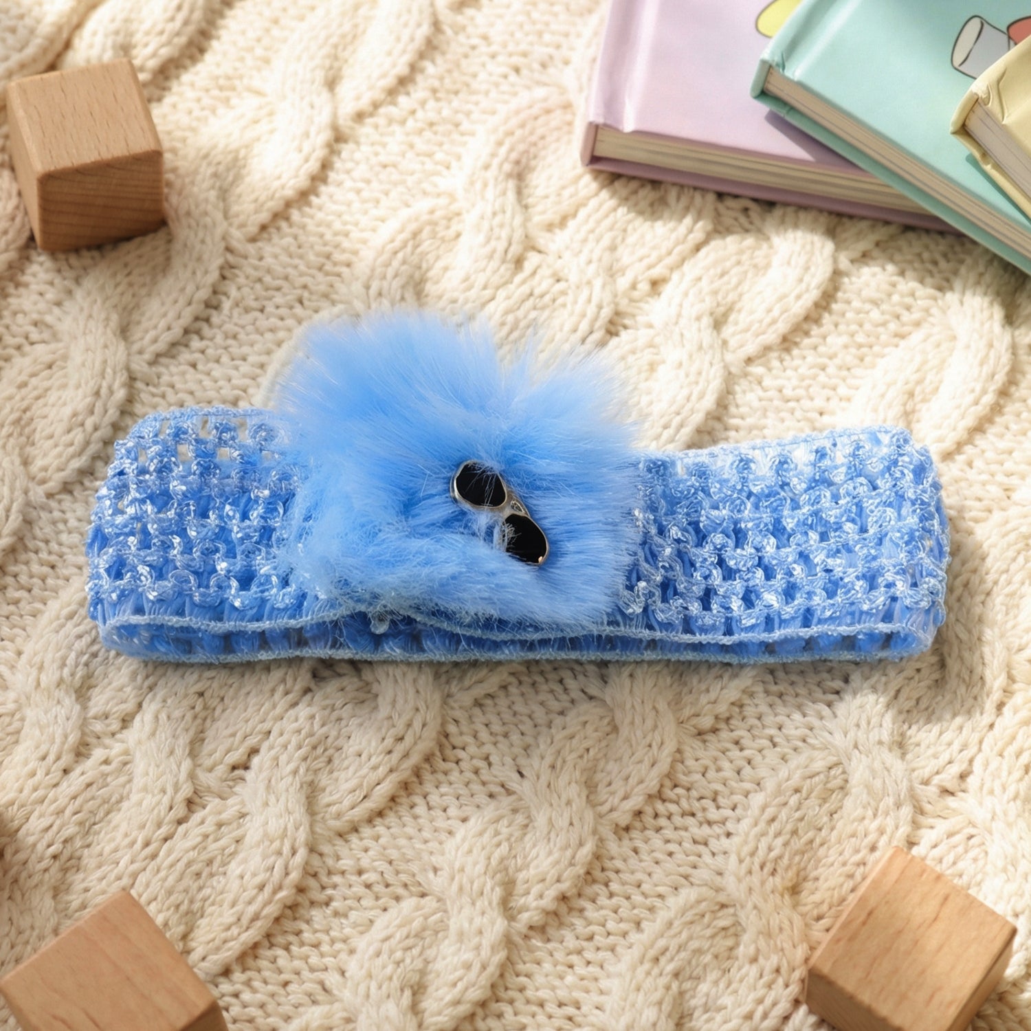 Baby Girls Cute Hair Band With Soft Elastic Stretch Headband (1 Pc)