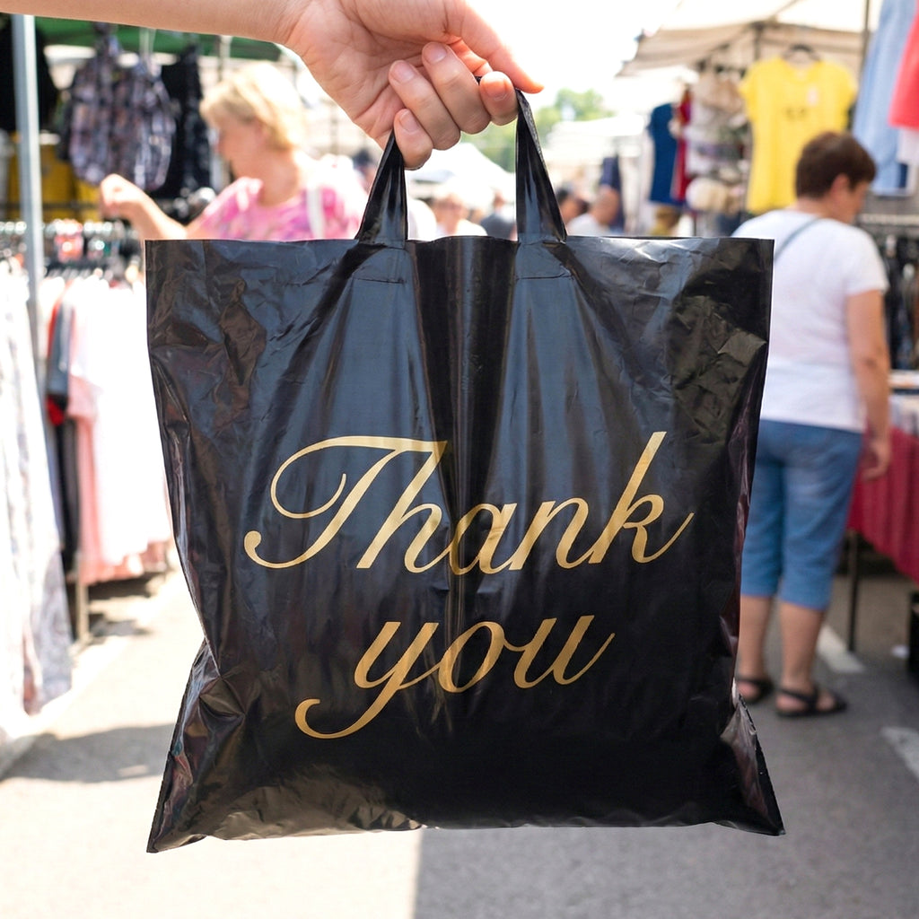 Premium Thank You Printed Carry Bag (22  29 Cm 1 Pc)