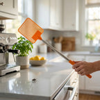 Multipurpose Plastic Fly Swatter With Extendable Handle (1 Pc 63 Cm)