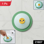 Cute Duck Design Silicone Sink Drain Stopper With Suction Base 1 Pc