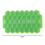 Premium Honeycomb Silicone Ice Cube Tray With Lid (1 Pc)