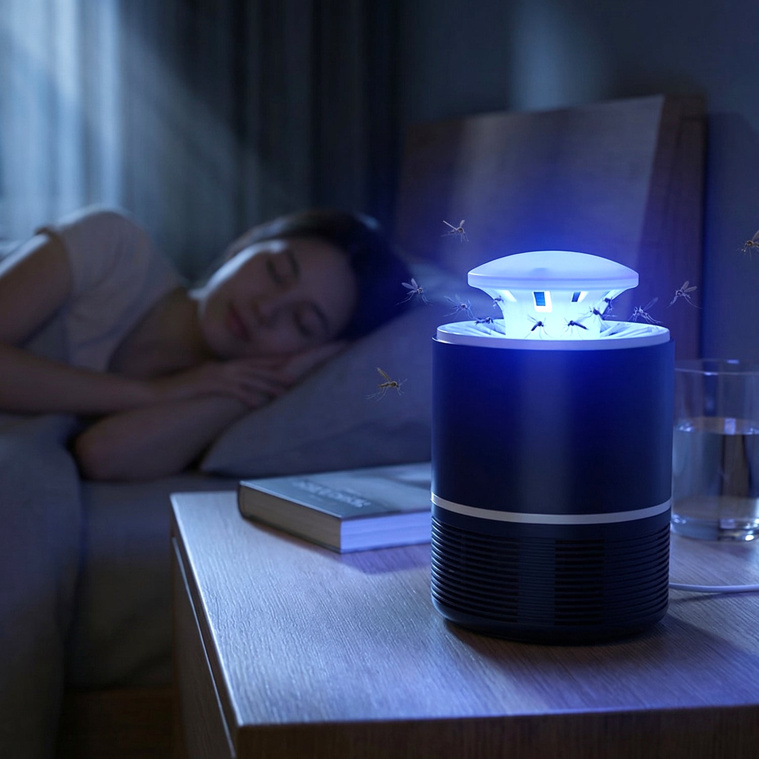 Usb Powered Uv Mosquito Killer Lamp (1 Pc)