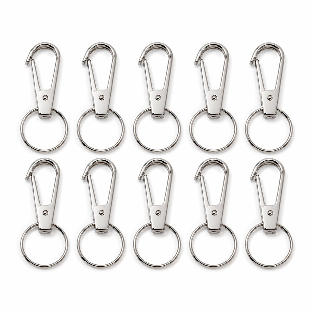 Heavy Duty Metal Keychain Clip With Key Ring Key Clasp (1 Pc)