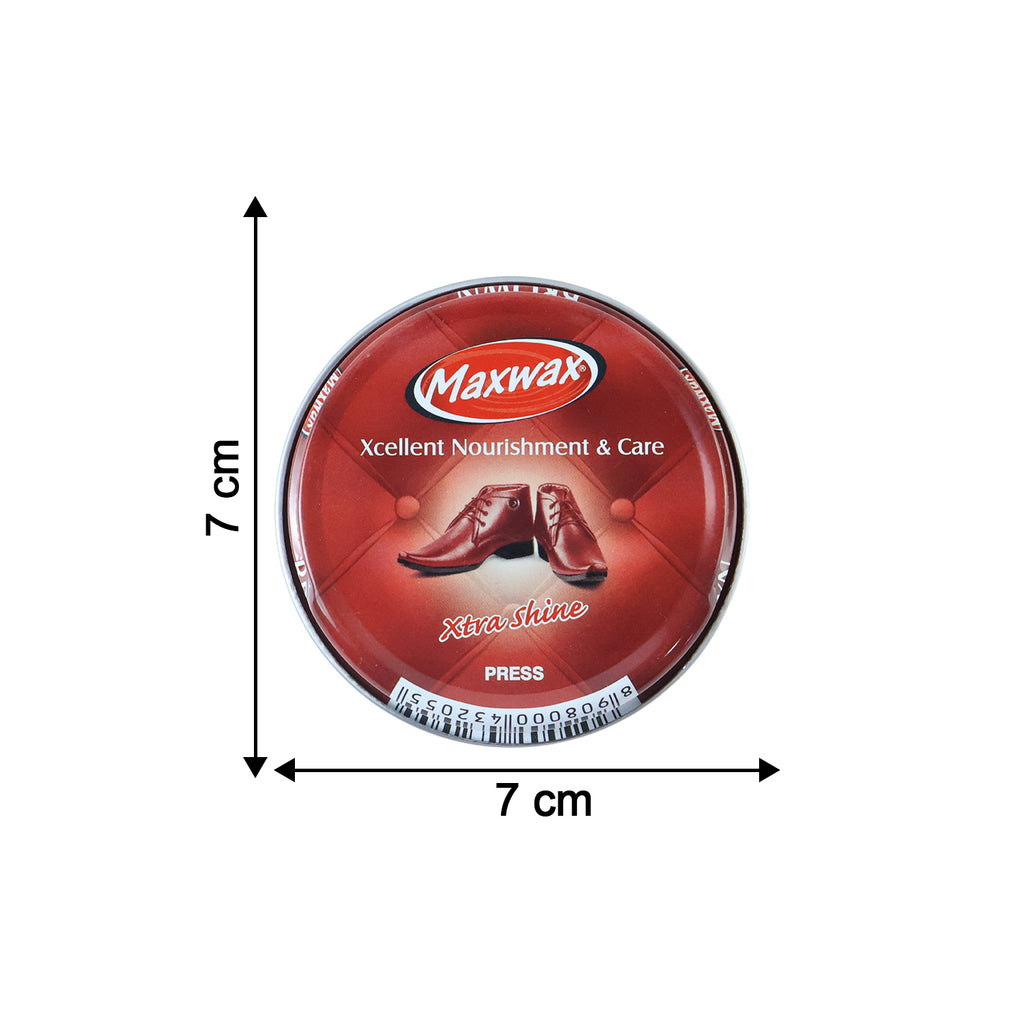 Maxwax Brown Shoe Polish Cream (1 Pc 40 Gm)