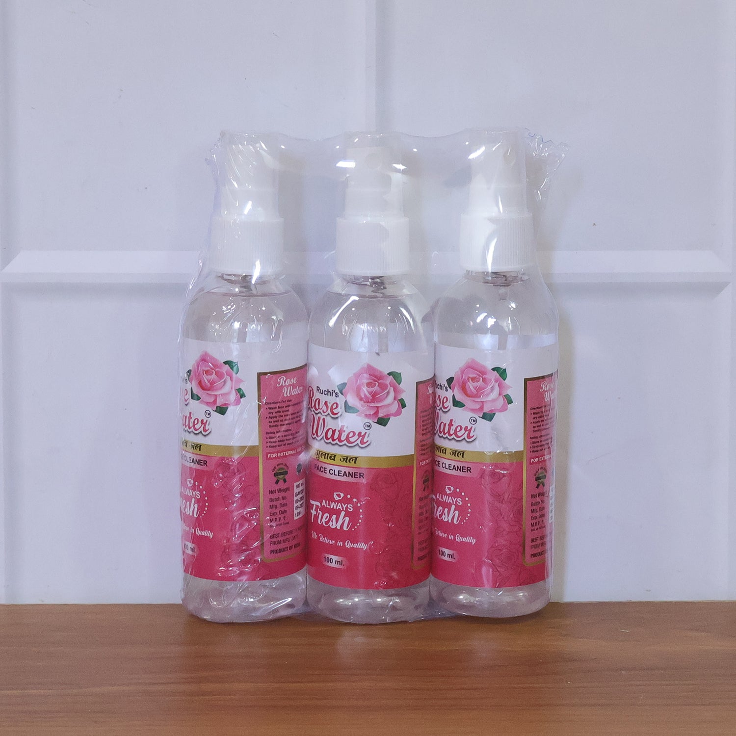 Rose Water Face Spray Set (3 Pc Set 100 Ml Each)