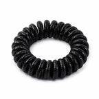 Soft Stretchable Telephone Wire Style Hair Bands Set (1 Pc)