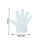 Disposable Plastic Hand Gloves Small Size 100 Pc
