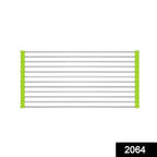 2064 Foldable Drain Rack Kitchen Sink Roll Up Dish Drying Rack Portable Dish Rack