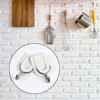 0499 Multipurpose Strong Small Stainless Steel Adhesive Wall Hooks