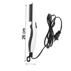 Electric Hair Straightening Comb Portable Straight Beard Comb (1 Pc)