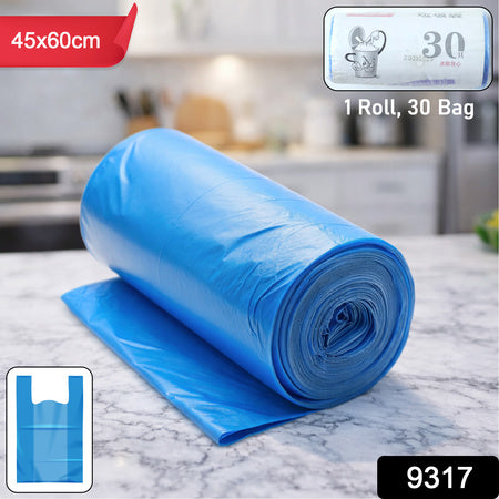Heavy Strength Disposable Garbage Bags Roll (30bag 45x60 Cm)