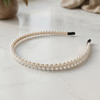Premium Styling Pearl Embellished Stylish Hairband (1 Pc)